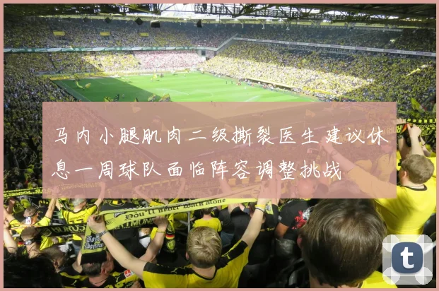 马内小腿肌肉二级撕裂医生建议休息一周球队面临阵容调整挑战